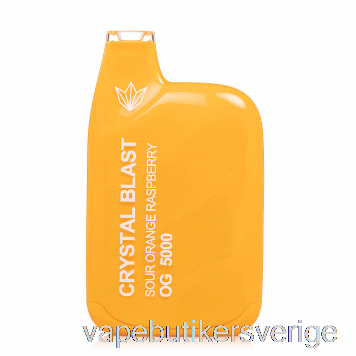 Vape Sverige Crystal Blast Og5000 Engångssura Apelsinhallon